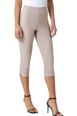 Roman Natural Cropped Stretch Trouser Capri Summer Leggings 3/4 Pedal Pushers