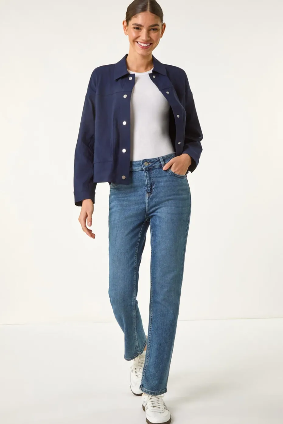 Roman Navy Patch Pocket Jacket