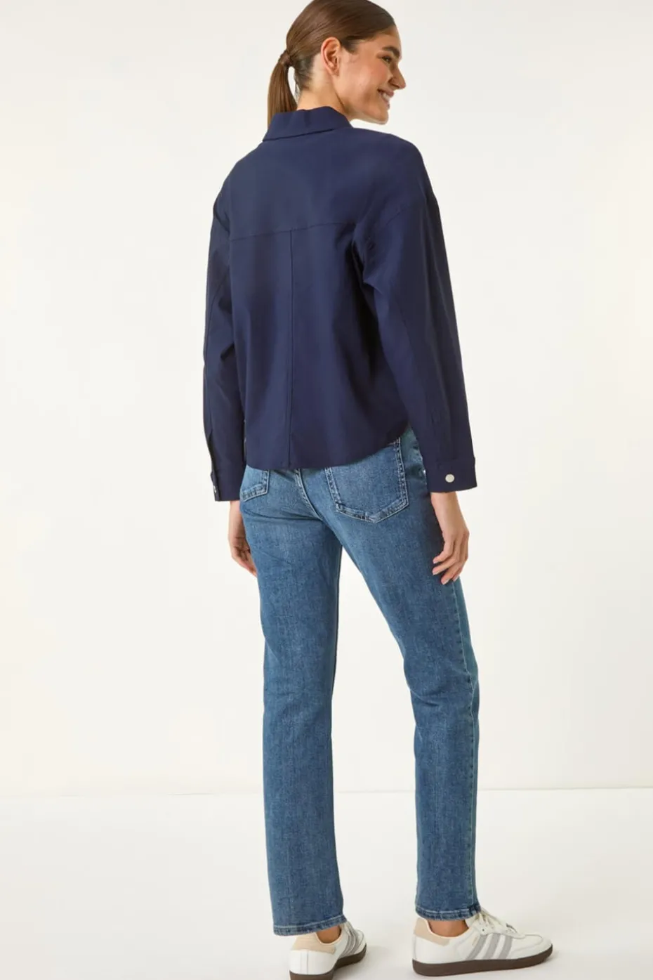 Roman Navy Patch Pocket Jacket