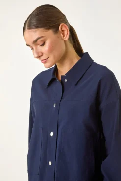 Roman Navy Patch Pocket Jacket