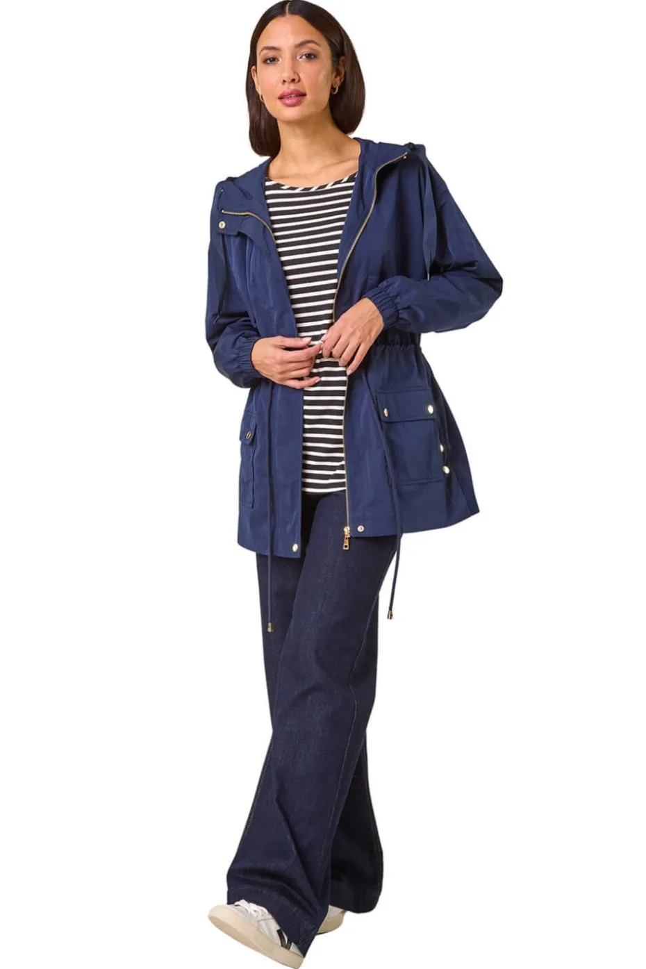 Roman Navy Shower Resistant Rain Jacket