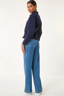 Roman Navy Utility Collared Pocket Jacket