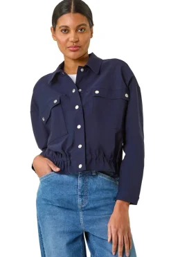 Roman Navy Utility Collared Pocket Jacket