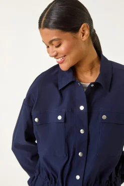 Roman Navy Utility Collared Pocket Jacket