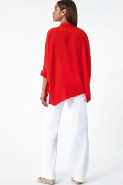 Roman Orange Relaxed Smart Stretch Shirt