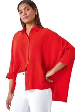 Roman Orange Relaxed Smart Stretch Shirt
