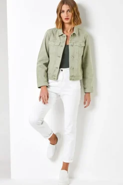 Roman Sage Classic Cotton Denim Jacket