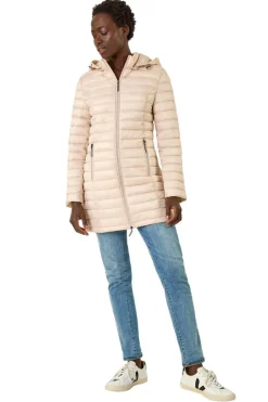 Roman Stone Padded Hooded Coat