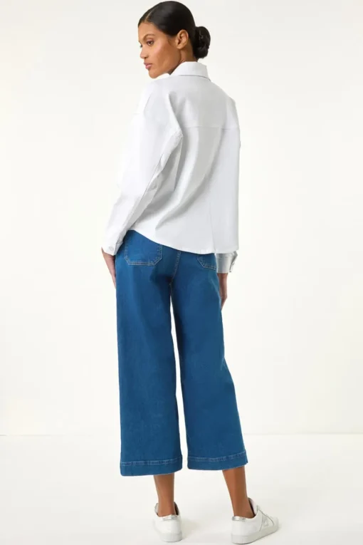 Roman White Patch Pocket Jacket