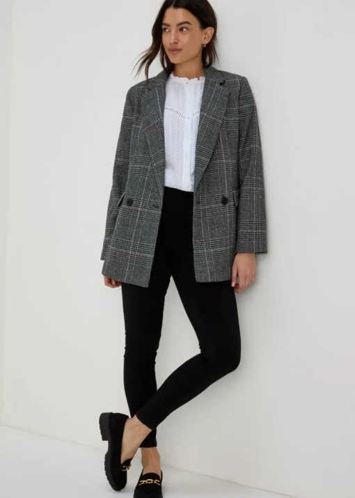 Rosie Black Pull On Jeggings