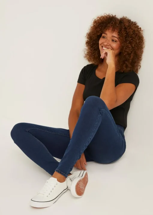 Rosie Dark Wash Pull On Jeggings
