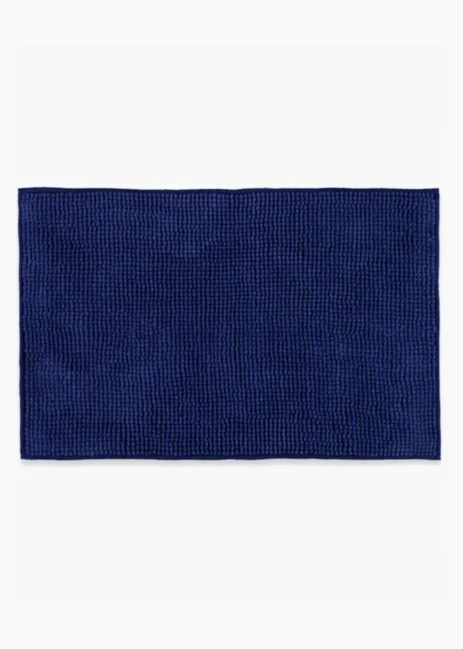 Royal Blue Chenille Bath Mat