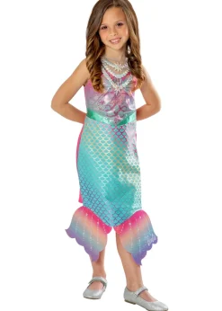 Rubies Kids Mermaid Fancy Dress Costume Colour Change (3-8 yrs)