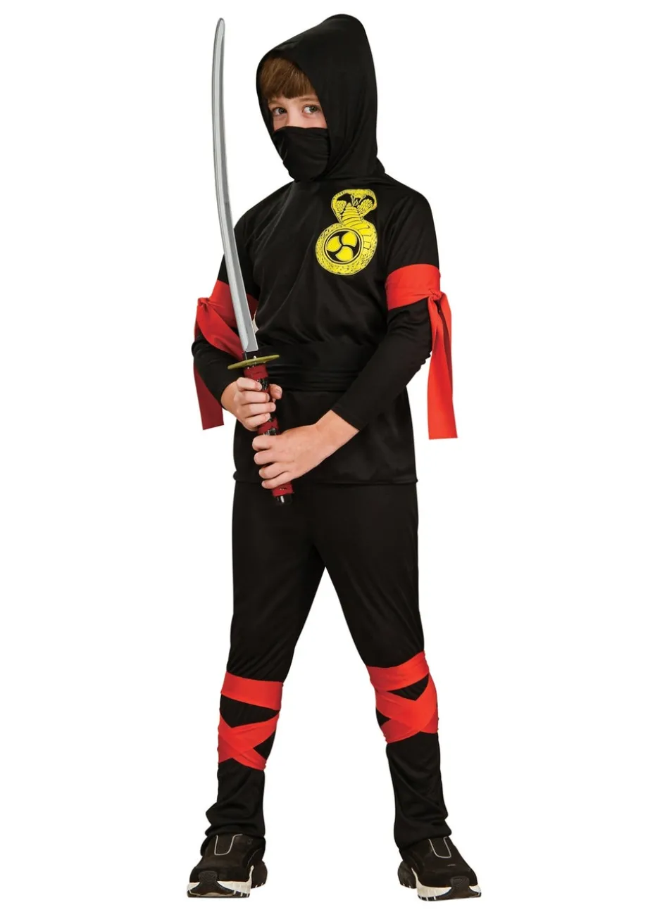 Rubies Kids Ninja Fancy Dress Costume (4-14 yrs)