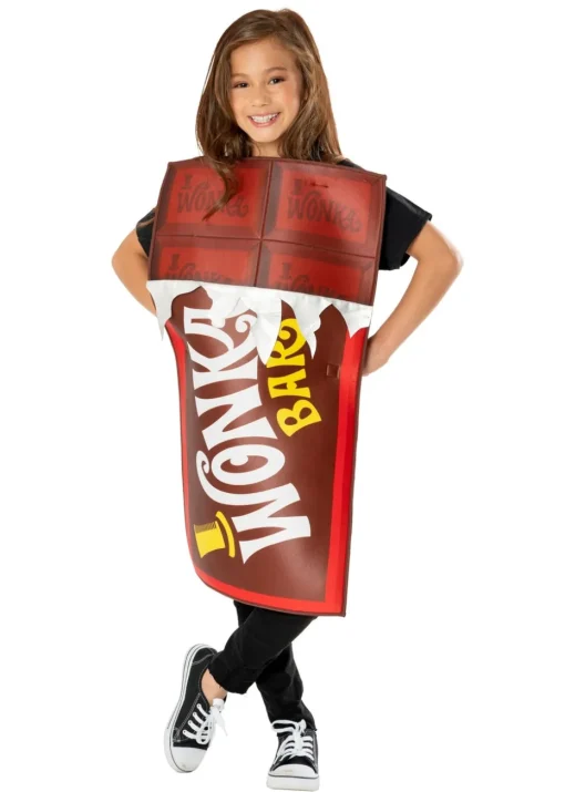 Rubies Kids Willy Wonka Bar Fancy Dress Costume