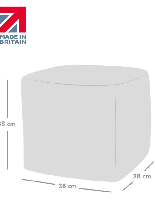 rucomfy Indoor/Outdoor Cube Red Beanbag