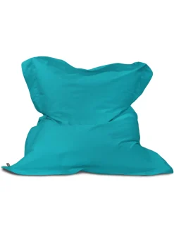 rucomfy Indoor/Outdoor Giant Squashy Squarbie Turquoise Beanbag