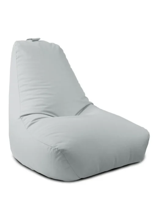 rucomfy Indoor/Outdoor Lounge Chair Platinum Grey Beanbag