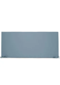 rucomfy Indoor/Outdoor Striped Double Bench Seafoam Blue Seatpad