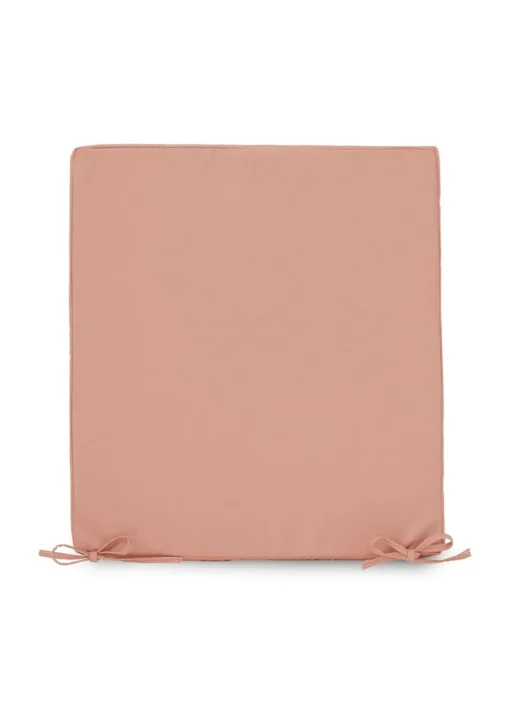 rucomfy Indoor/Outdoor Striped Single Bench Dusky Pink Seatpad