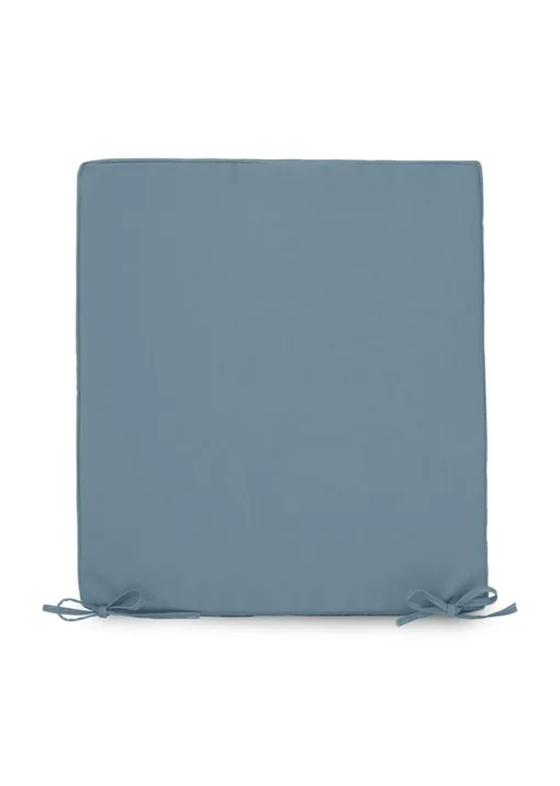 rucomfy Indoor/Outdoor Striped Single Bench Seafoam Blue Seatpad