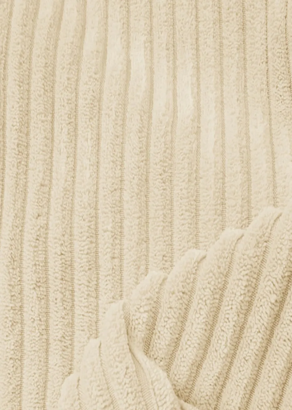 rucomfy Jumbo Cord Big Kids Snuggle Chair Ivory Beanbag