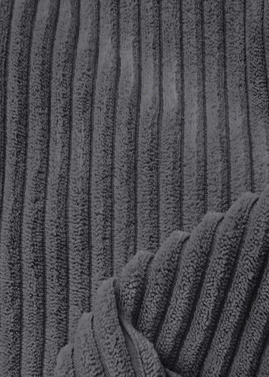 rucomfy Jumbo Cord Big Kids Snuggle Chair Slate Grey Beanbag