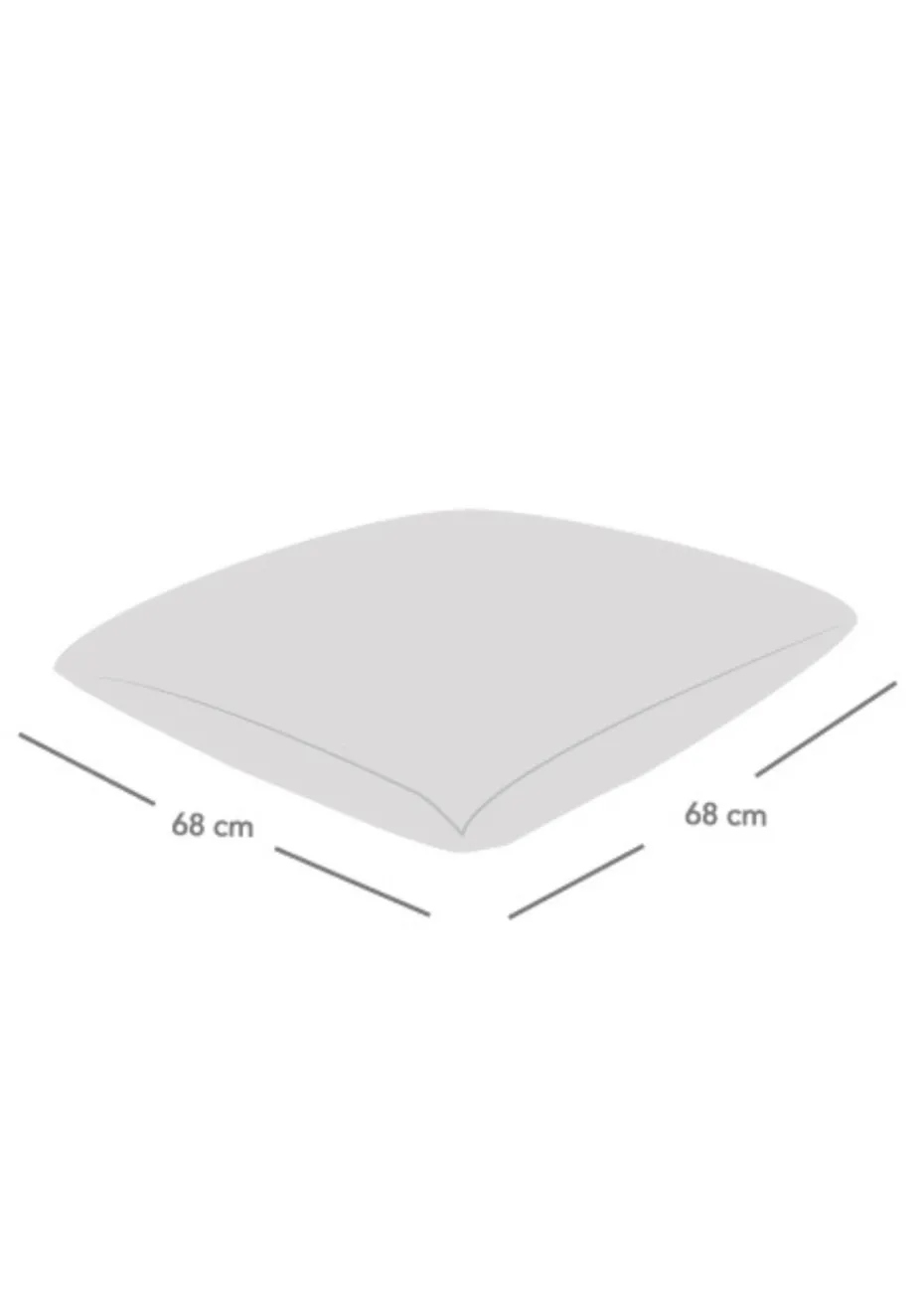 rucomfy Jumbo Cord Floor Cushion Mustard Beanbag