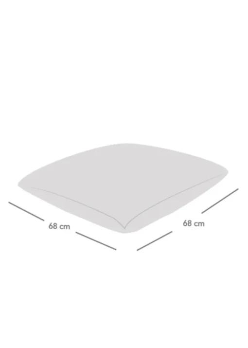 rucomfy Jumbo Cord Floor Cushion Slate Grey Beanbag