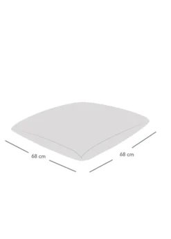 rucomfy Jumbo Cord Floor Cushion Black Beanbag