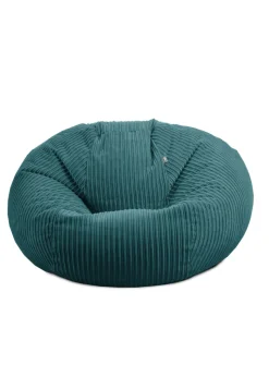 rucomfy Jumbo Cord Goliath Teal Beanbag