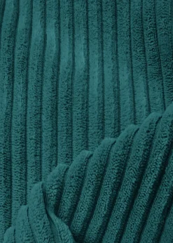 rucomfy Jumbo Cord Goliath Teal Beanbag