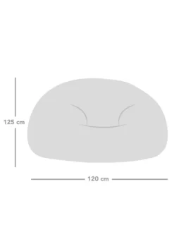 rucomfy Jumbo Cord Goliath Teal Beanbag