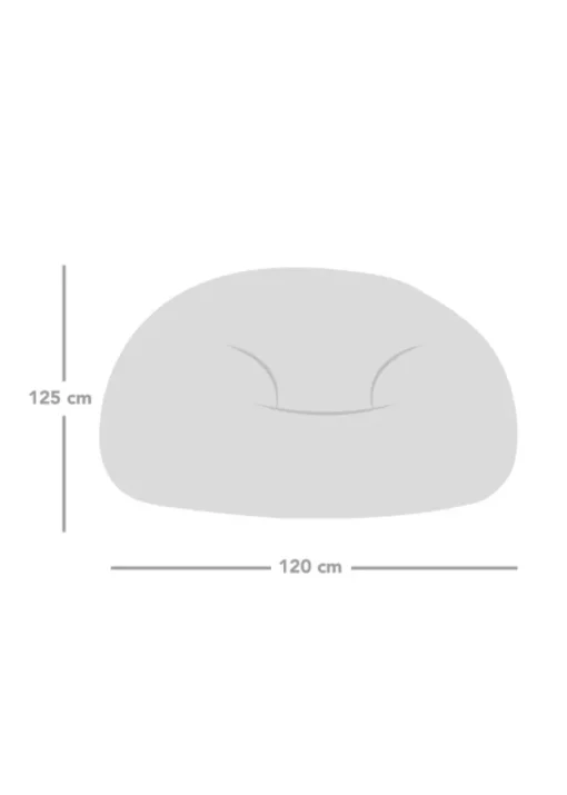 rucomfy Jumbo Cord Goliath Mustard Beanbag