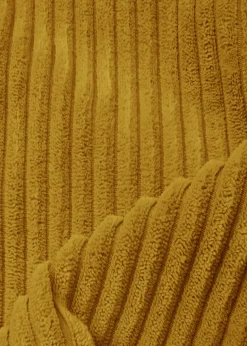 rucomfy Jumbo Cord Goliath Mustard Beanbag