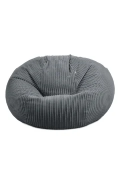 rucomfy Jumbo Cord Goliath Slate Grey Beanbag