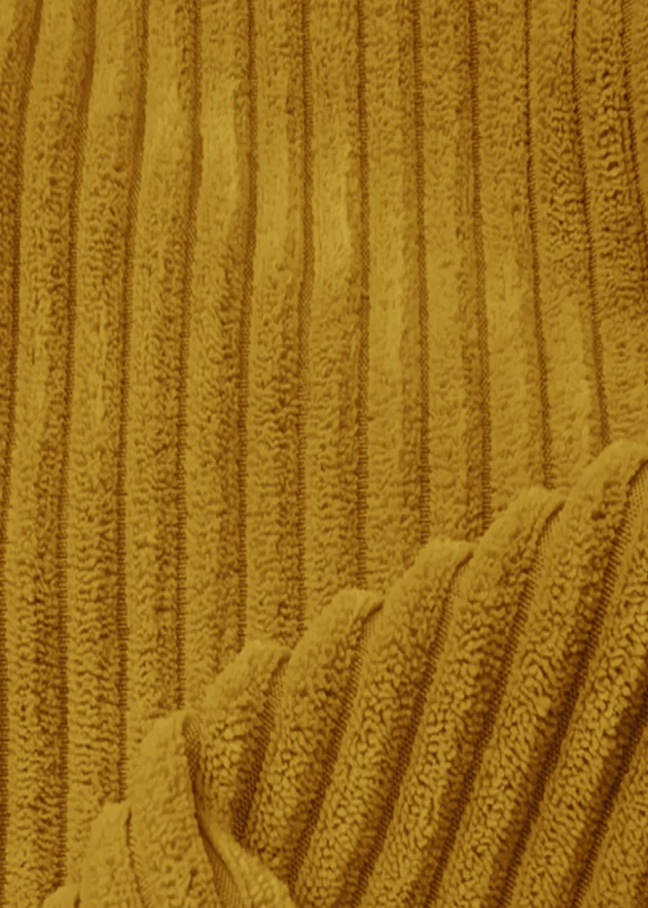 rucomfy Jumbo Cord Kids Slouchbag Mustard Beanbag