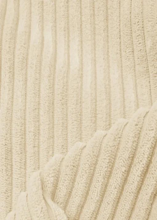 rucomfy Jumbo Cord Kids Slouchbag Ivory Beanbag