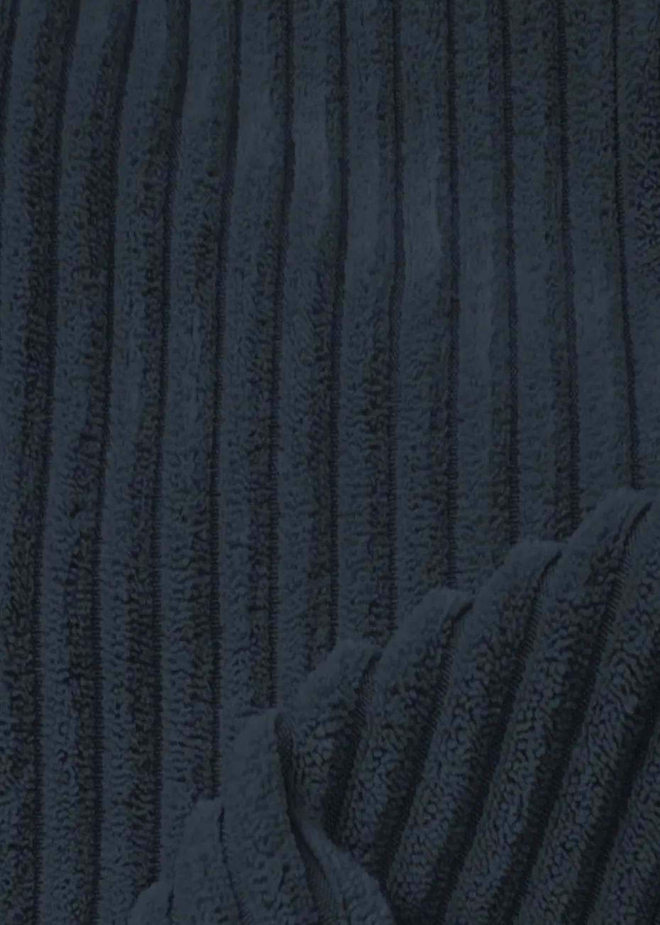 rucomfy Jumbo Cord Kids Slouchbag Navy Blue Beanbag