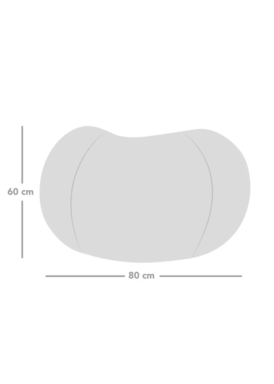 rucomfy Jumbo Cord Kids Slouchbag Platinum Grey Beanbag