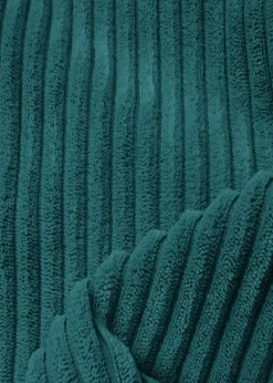 rucomfy Jumbo Cord Kids Slouchbag Teal Beanbag