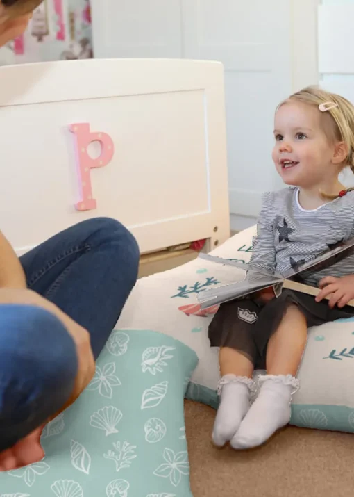 rucomfy Printed Floor Cushion Under The Sea Beanbag