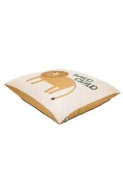 rucomfy Printed Kids Floor Cushion Safari Lion Beanbag