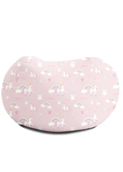 rucomfy Printed Kids Medium Unicorn Castle Beanbag
