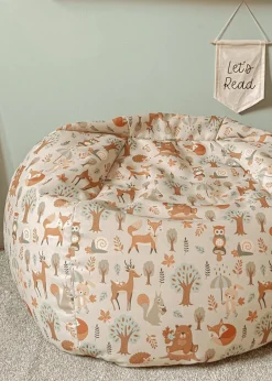 rucomfy Printed Kids Slouchbag Woodland Walks Beanbag