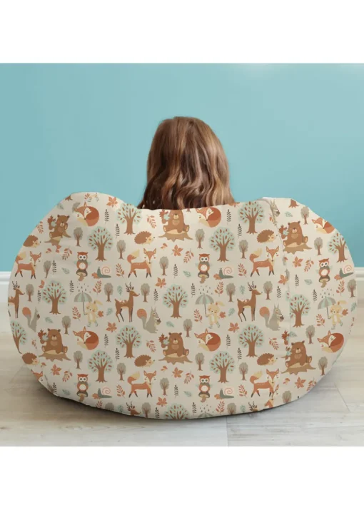 rucomfy Printed Kids Slouchbag Woodland Walks Beanbag