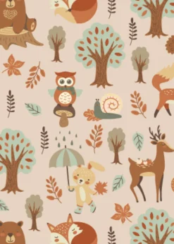 rucomfy Printed Kids Slouchbag Woodland Walks Beanbag