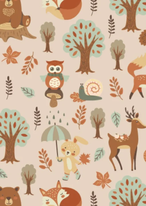 rucomfy Printed Kids Slouchbag Woodland Walks Beanbag