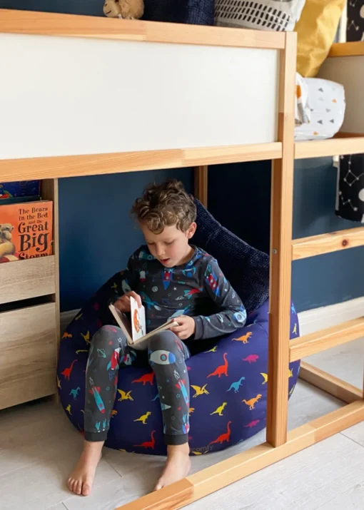 rucomfy Printed Medium Dinosaur Beanbag