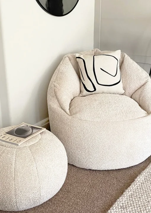 rucomfy Snug Cinema Chair Natural Beanbag